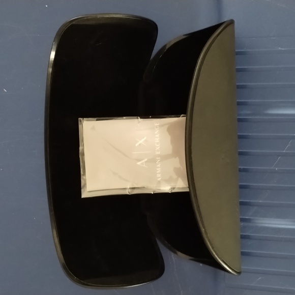 A|X Armani Exchange Case sunglass case black nwot - Picture 2 of 7